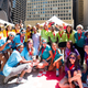 Marsai Martin (center) poses with the competitors in the 2019 Icebox Derby.